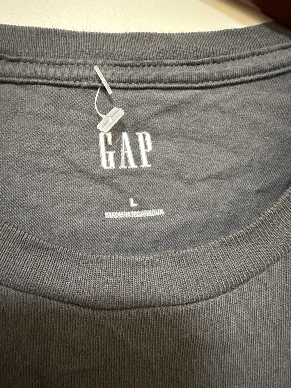 GAP Black Graphic Band Tee with Red and Gray Logo - Picture 2 of 3